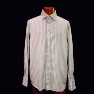 RG Robert Graham Yellow Blue Flip Cuff Shirt